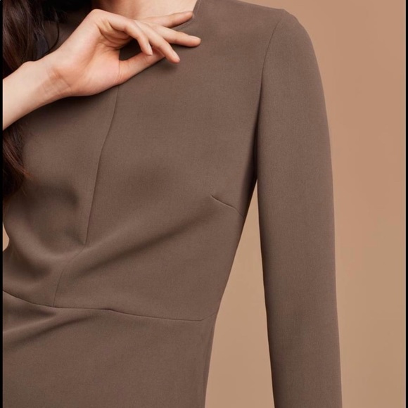 ARITZIA WILFRED VILARD DRESS Grey long sleeve - brand new with tags! - Picture 8 of 9